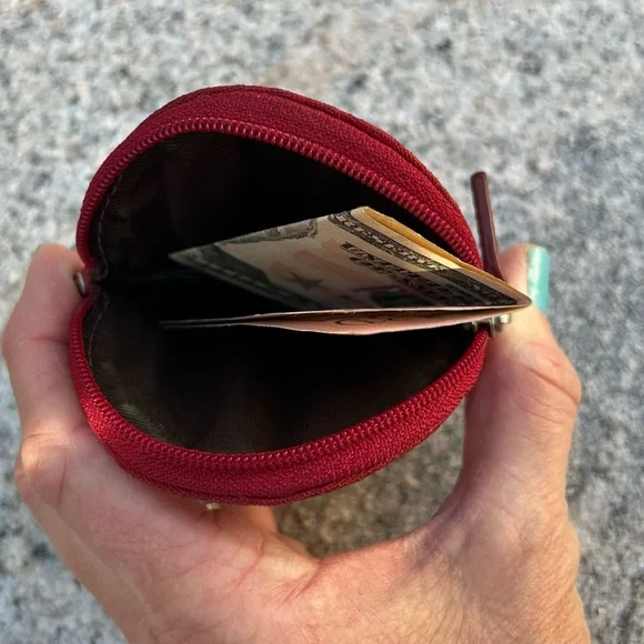 COACH Red Coin Purse - Picture 3 of 4